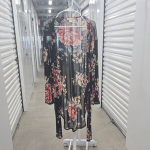 Floral Sheer Kimono